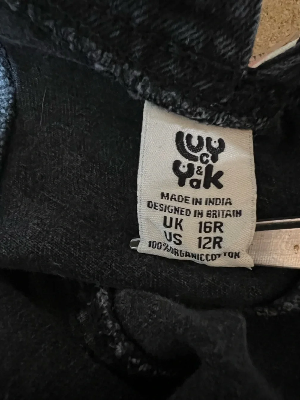 Lucy & Yak Women’s Black Denim Dungarees - Picture 5 of 5